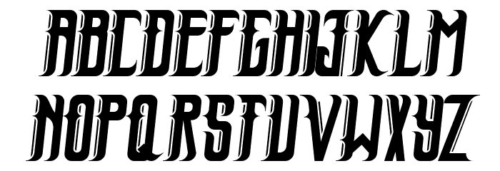 Hildane Italic Font LOWERCASE