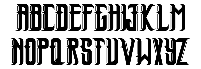 Hildane Font LOWERCASE