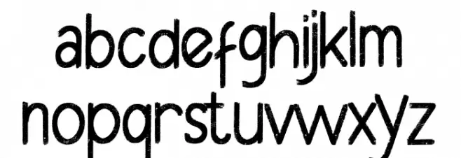 Hildany 字体 小写