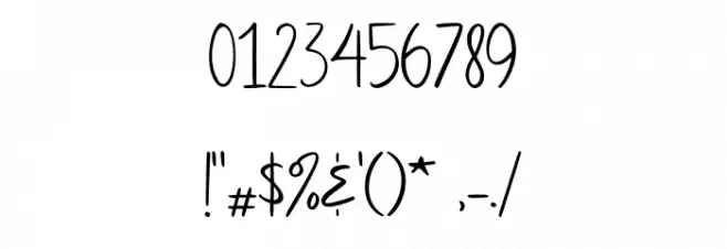 Hildaquin Demo Schriftart Anderer Schreiben