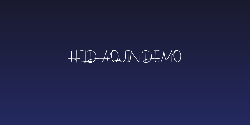 Hildaquin Demo Social Header