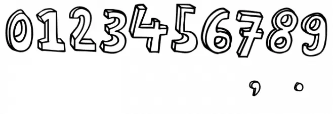 HildeCAPS Font OTHER CHARS