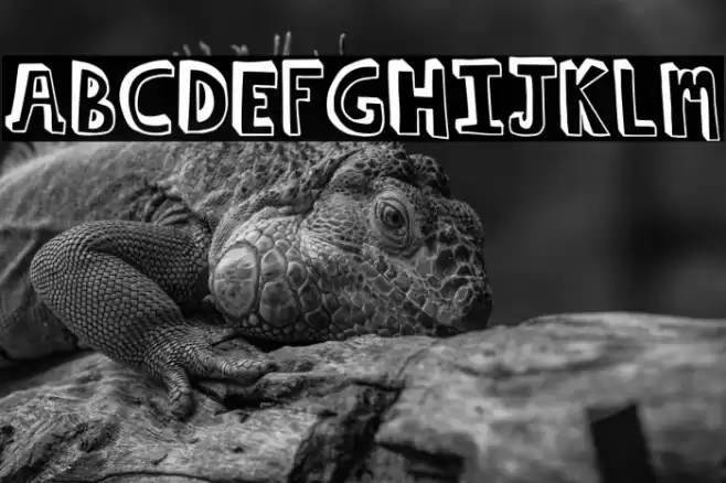 HildeCAPS Font examples