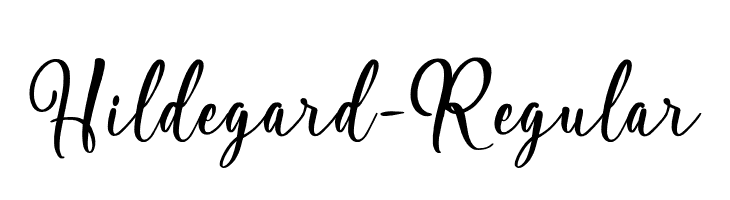 Hildegard-Regular  नि: शुल्क फ़ॉन्ट्स डाउनलोड