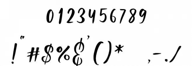 Hildegard-Regular Font OTHER CHARS