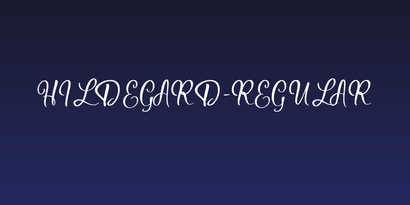 Hildegard-Regular Social Header