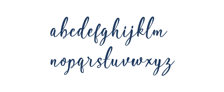 Hildegard-Regular Lowercase