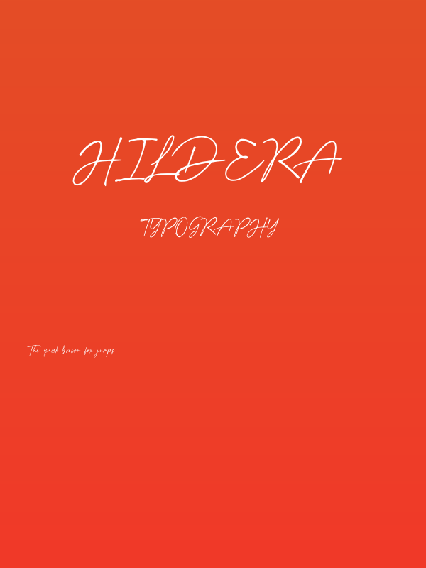 Hildera Poster
