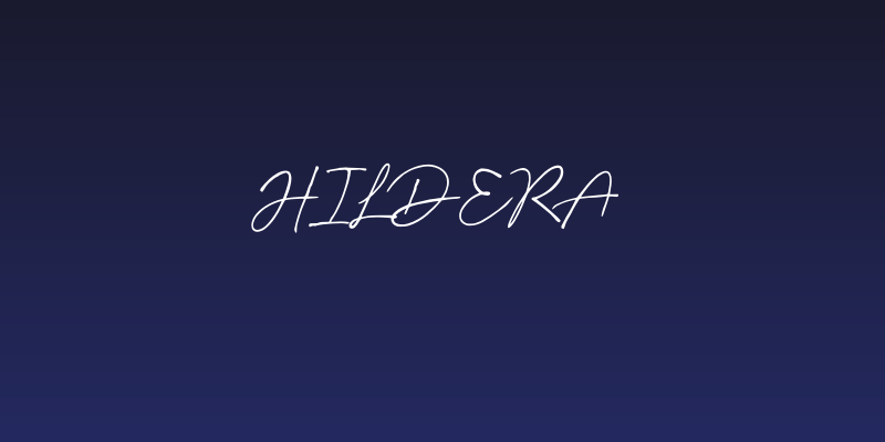 Hildera Social Header