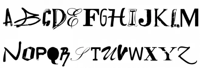 Hildesheima Schuhstrasse Schriftart Groß