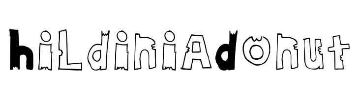 HildiniaDonut Шрифта