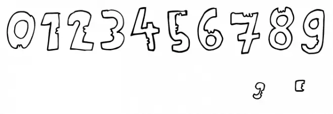 HildiniaDonut Font OTHER CHARS