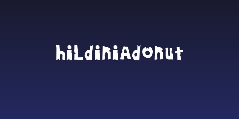 HildiniaDonut Social Header