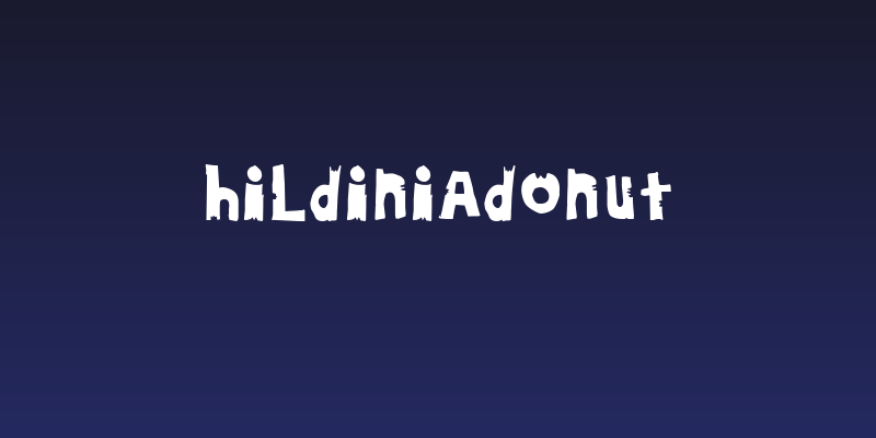 HildiniaDonut Social Header