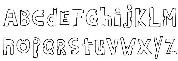 HildiniaDonut Font LOWERCASE