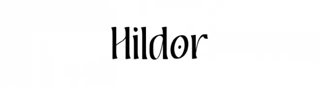 Hildor  Скачать бесплатные шрифты