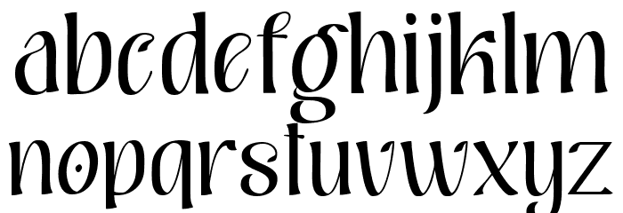 Hildor Font LOWERCASE