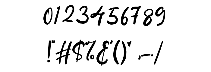 Hill Collosal Font OTHER CHARS