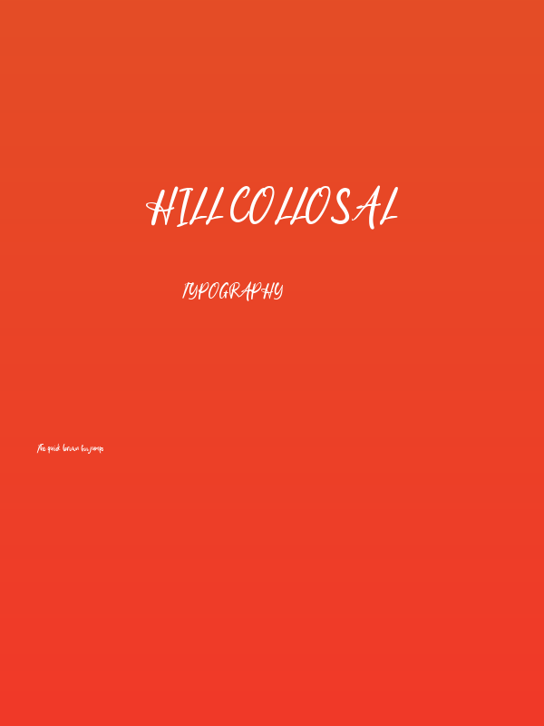 Hill Collosal Poster