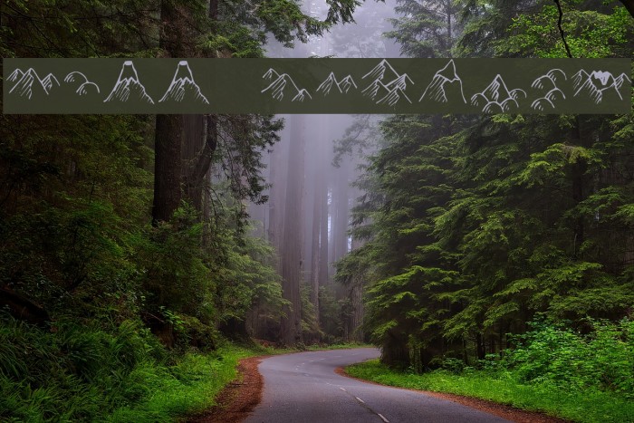 Hill Country Font examples