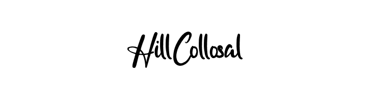HillCollosal  免费字体下载