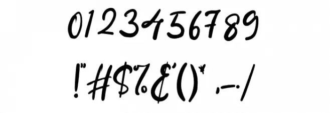 HillCollosal Font OTHER CHARS