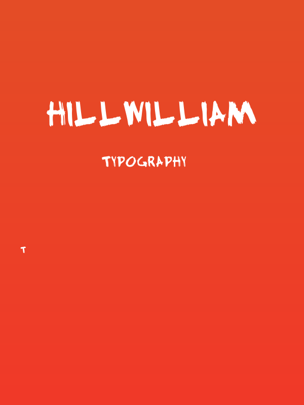 HillWilliam Poster