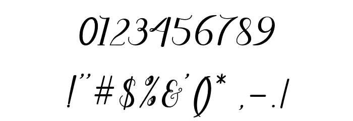HillahScript Font OTHER CHARS