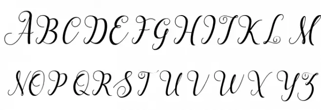 HillahScript Fonte MAIÚSCULAS