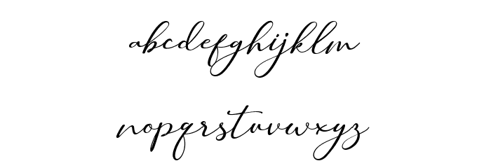 Hilland Font LOWERCASE