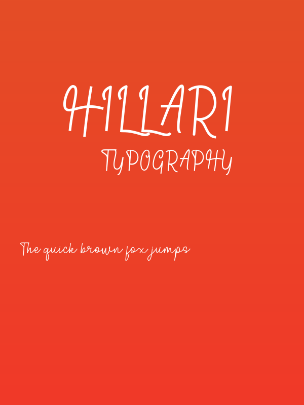 Hillari Poster