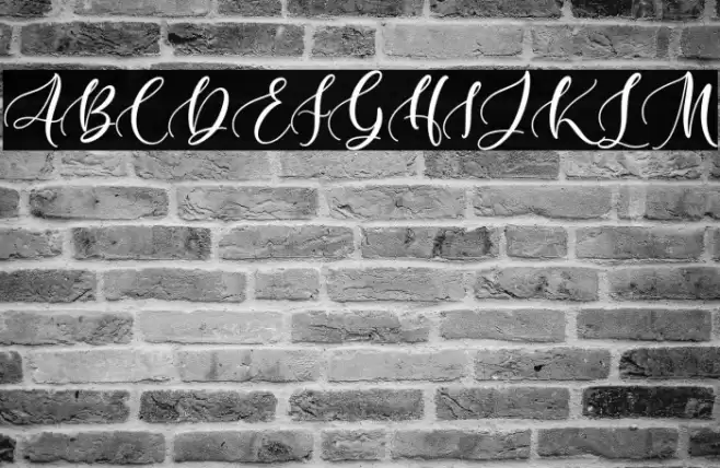 Hillary - Beauty and Lovely Fon Font examples