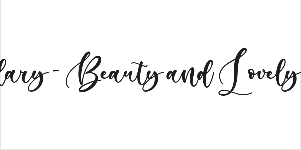 Hillary - Beauty and Lovely Fon Logo