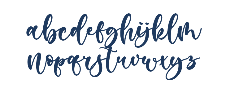 Hillary - Beauty and Lovely Fon Lowercase