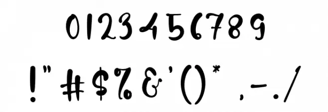 Hillary Samantha Font OTHER CHARS