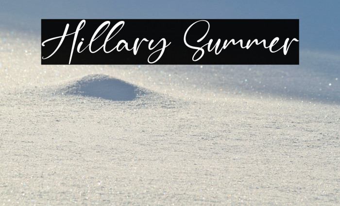 Hillary Summer Example 1