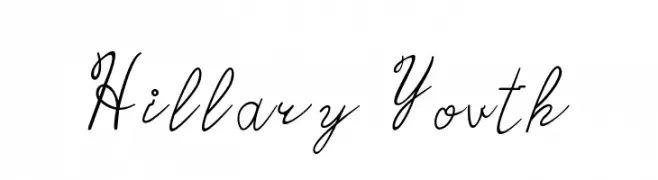 Hillary Youth  Frei Schriftart Herunterladen