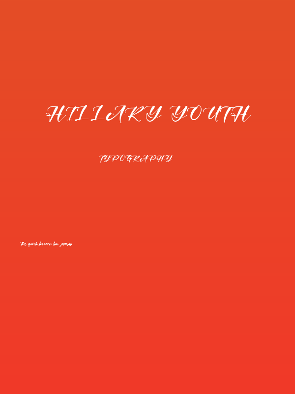 Hillary Youth Poster