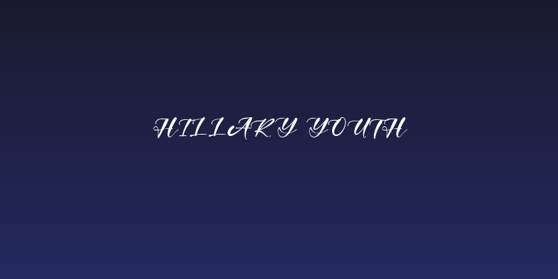 Hillary Youth Social Header