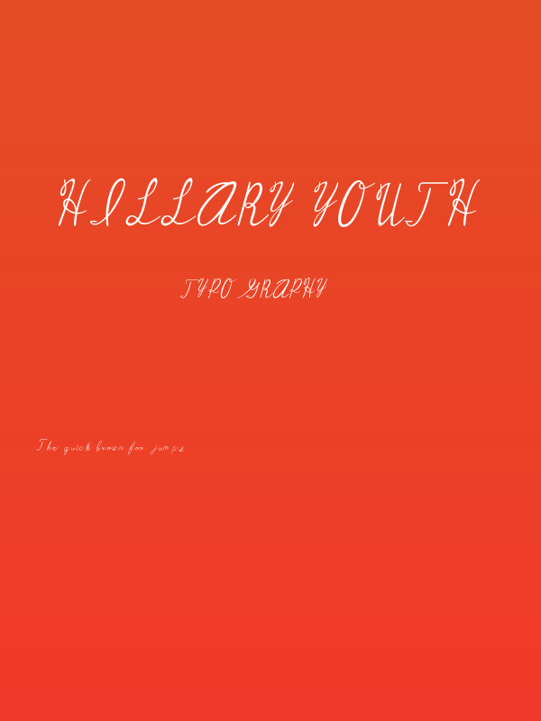 Hillary Youth Poster