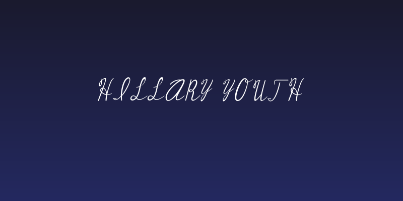 Hillary Youth Social Header
