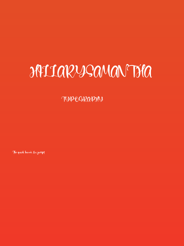 HillarySamantha Poster