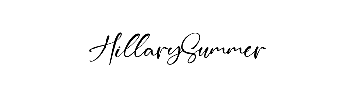 HillarySummer  font caratteri gratis