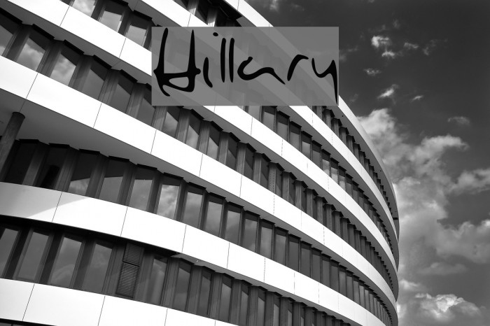 Hillary Font examples