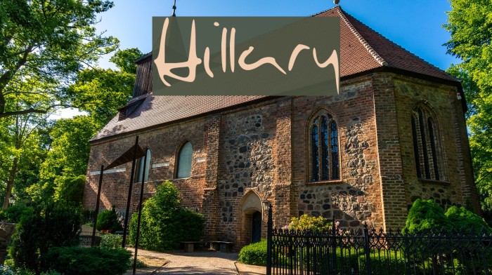 Hillary Font examples
