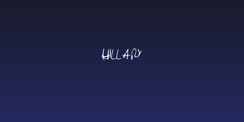 Hillary Social Header