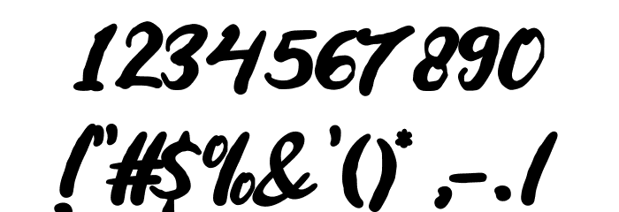 Hillaw Font OTHER CHARS