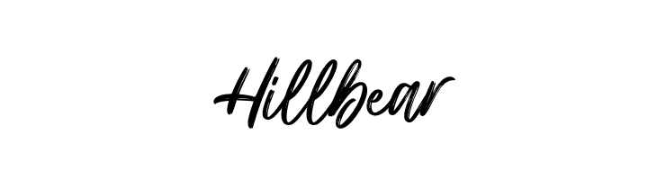 Hillbear  Frei Schriftart Herunterladen