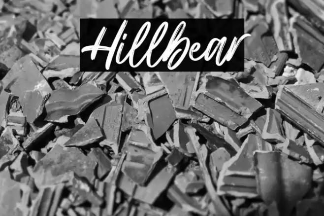 Hillbear Font examples