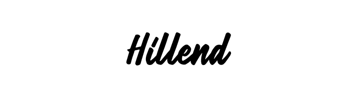 Hillend  baixar fontes gratis